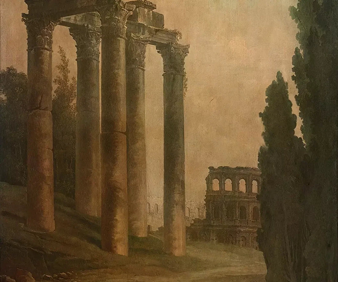 Roman Ruins 5’X4’2 Fleece (60 X 50 Inch) Backdrop