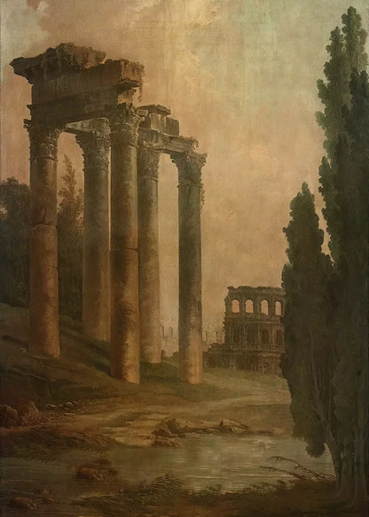 Roman Ruins 5’X7’ Ultracloth (60 X 84 Inch) Backdrop