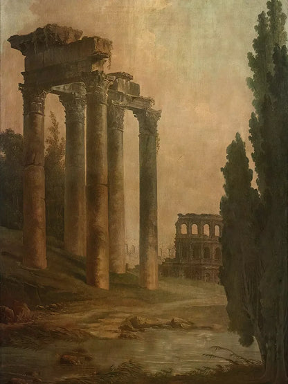 Roman Ruins 6’X8’ Fleece (72 X 96 Inch) Backdrop