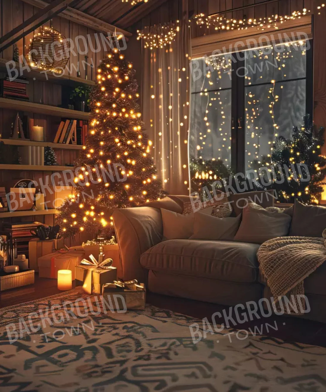 Beige , White , Brown Backdrop for Photography