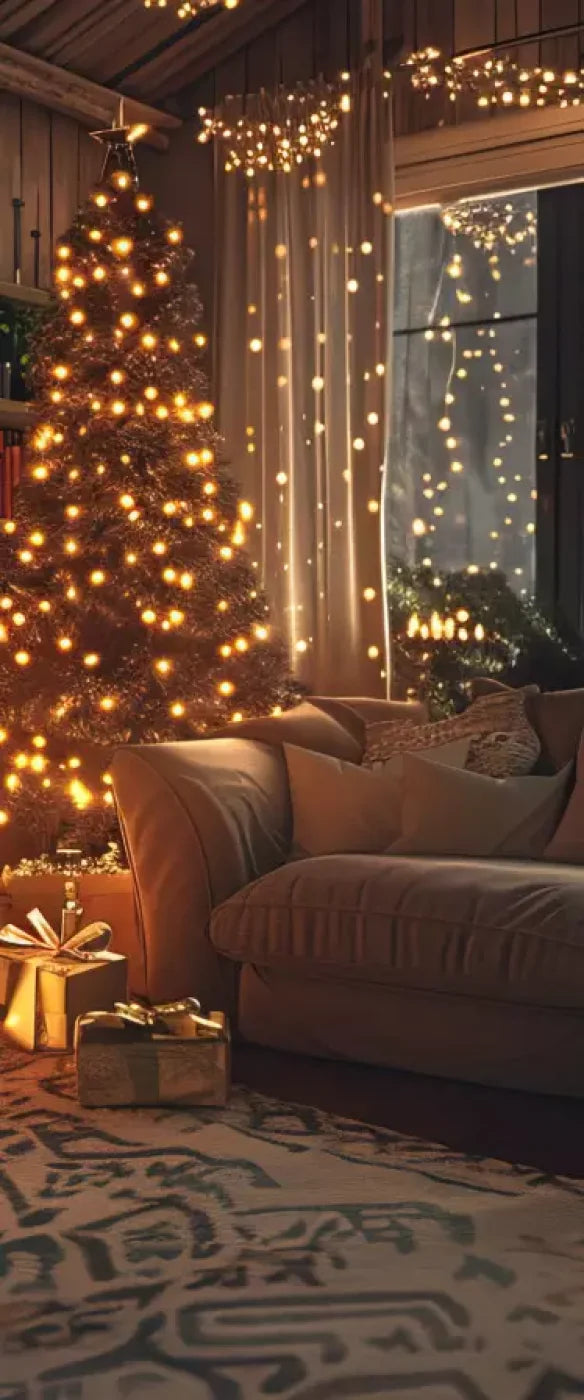 Romantic Christmas Eve 5’X12’ Ultracloth For Westcott X-Drop (60 X 144 Inch) Backdrop