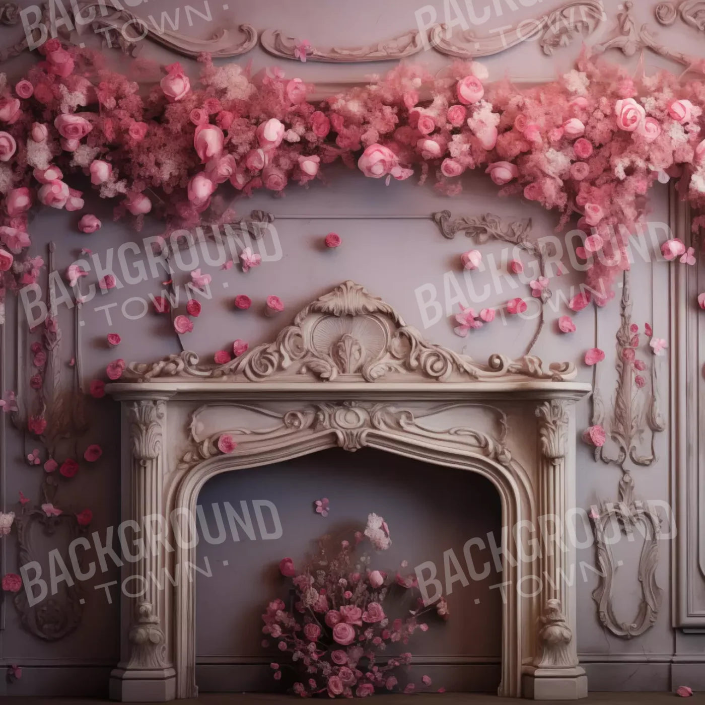 Romantic Hearth Ii 10’X10’ Ultracloth (120 X Inch) Backdrop