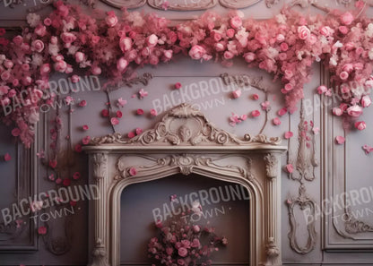 Romantic Hearth Ii 7’X5’ Ultracloth (84 X 60 Inch) Backdrop