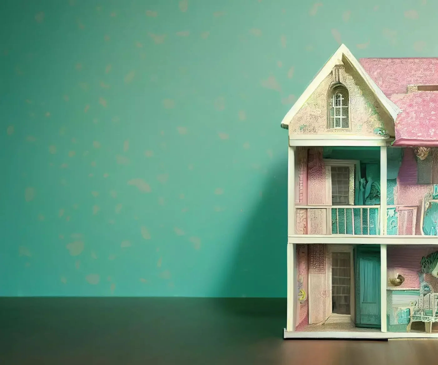 Room Doll House 12’X10’ Ultracloth (144 X 120 Inch) Backdrop