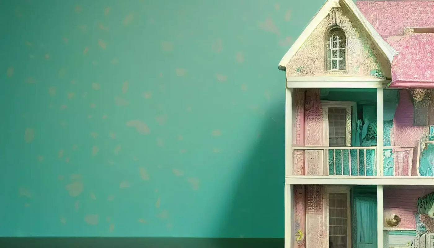Room Doll House 14’X8’ Ultracloth (168 X 96 Inch) Backdrop