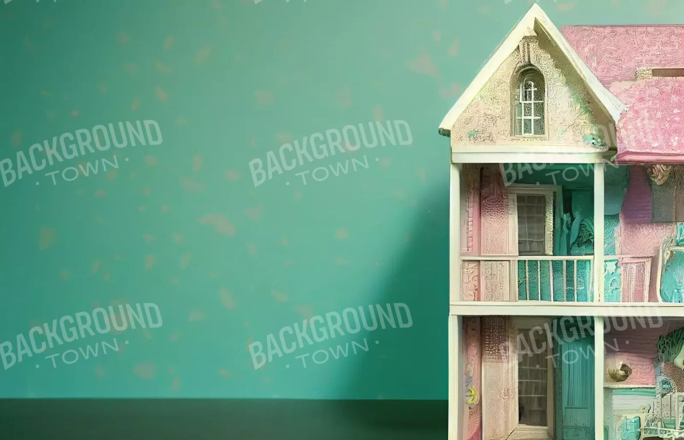 Room Doll House 14’X9’ Ultracloth (168 X 108 Inch) Backdrop