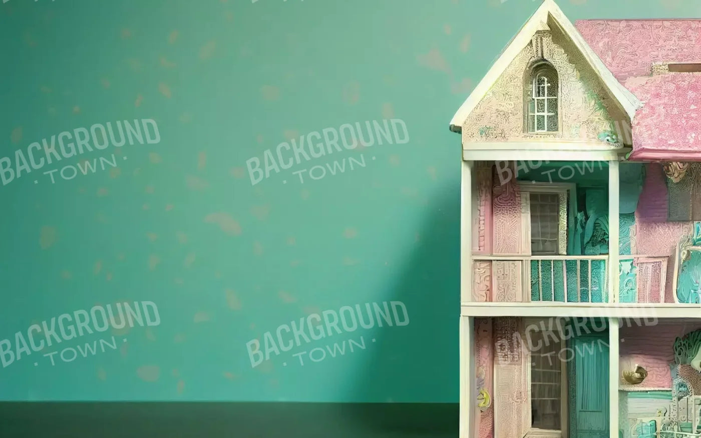 Room Doll House 16’X10’ Ultracloth (192 X 120 Inch) Backdrop