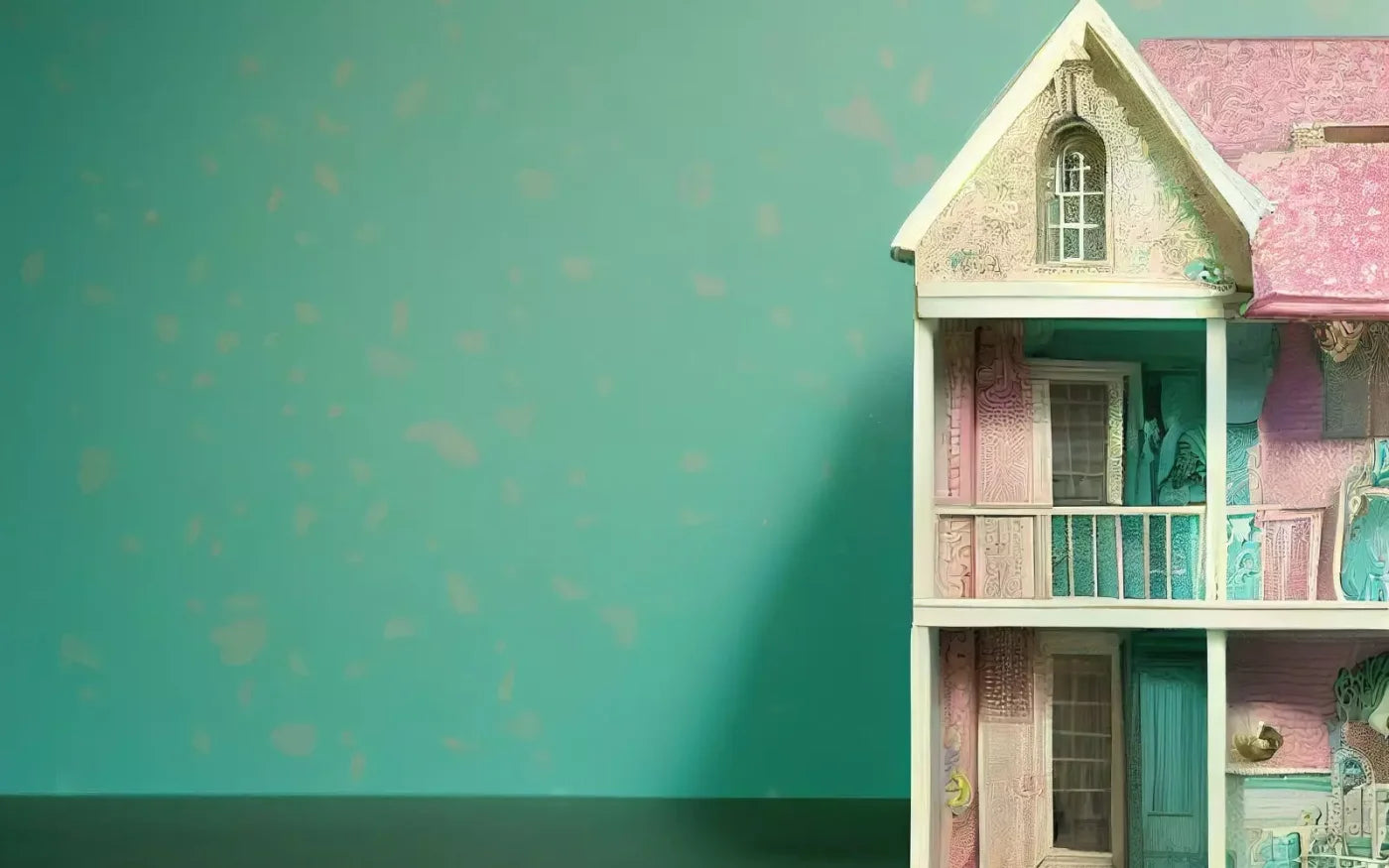 Room Doll House 16’X10’ Ultracloth (192 X 120 Inch) Backdrop