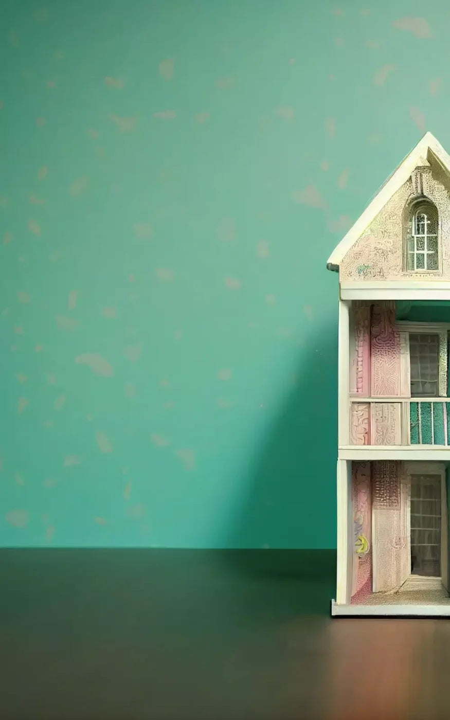 Room Doll House 5’X8’ Ultracloth (60 X 96 Inch) Backdrop