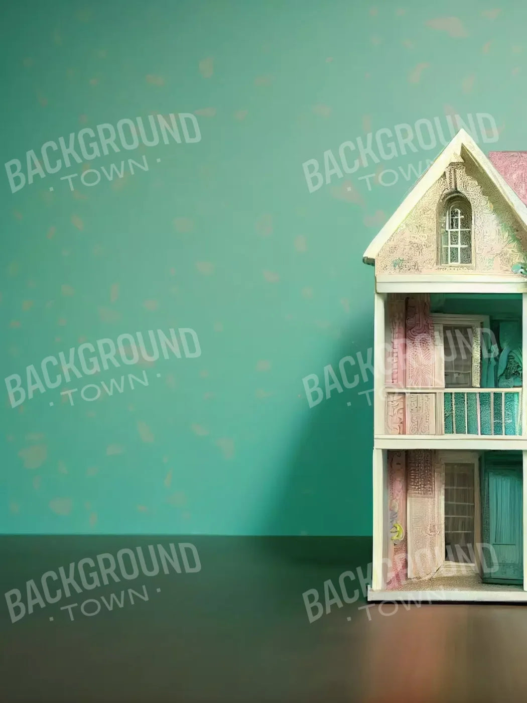 Room Doll House 6’X8’ Fleece (72 X 96 Inch) Backdrop