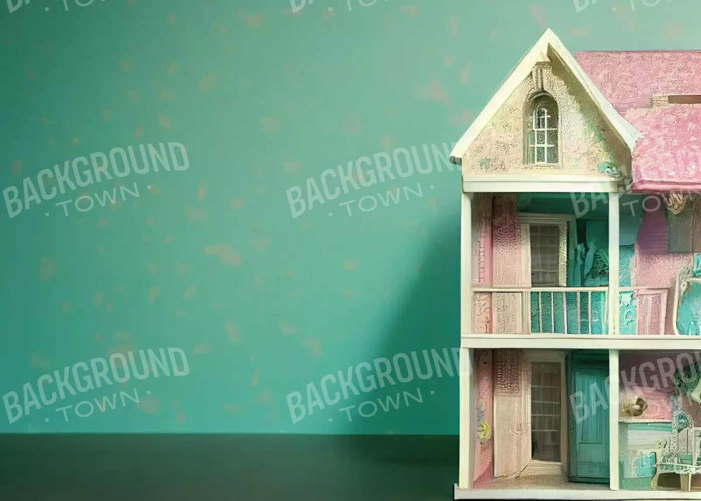 Room Doll House 7’X5’ Ultracloth (84 X 60 Inch) Backdrop