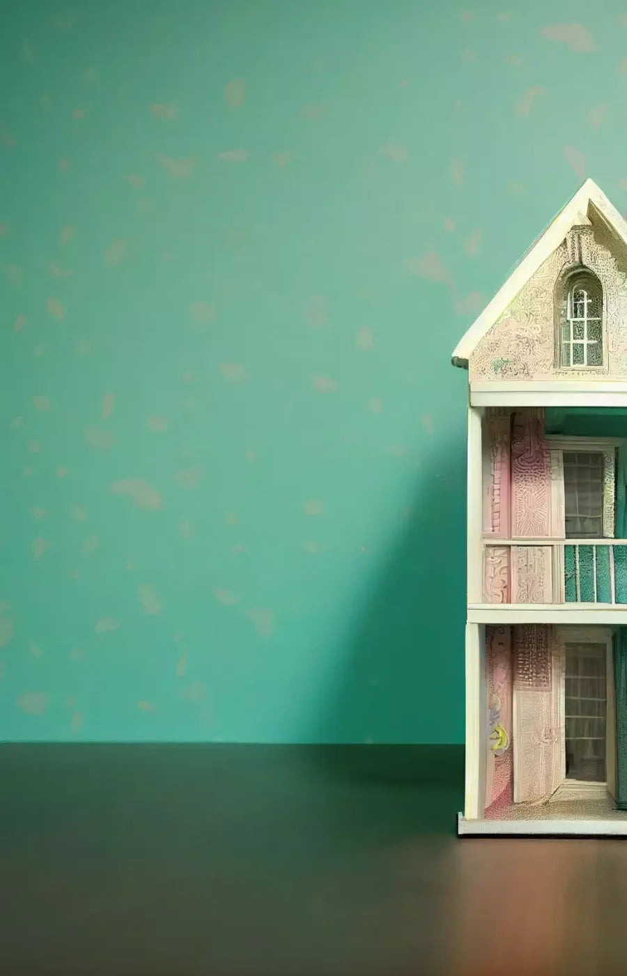 Room Doll House 9’X14’ Ultracloth (108 X 168 Inch) Backdrop