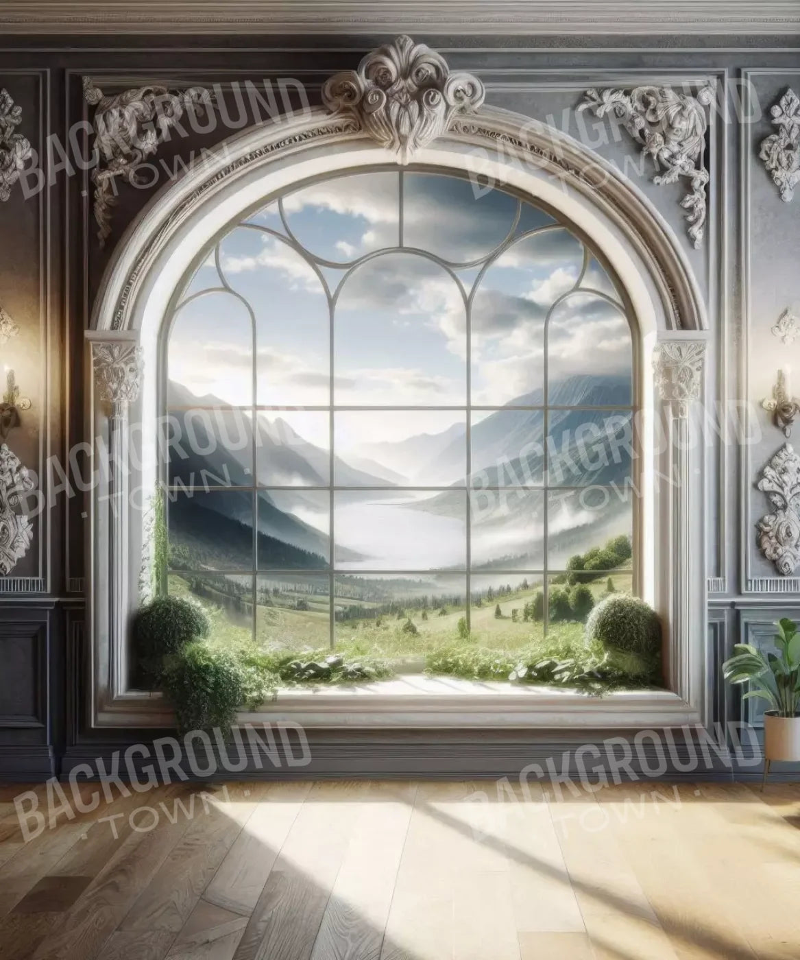 Room With A View 10’X12’ Ultracloth (120 X 144 Inch) Backdrop