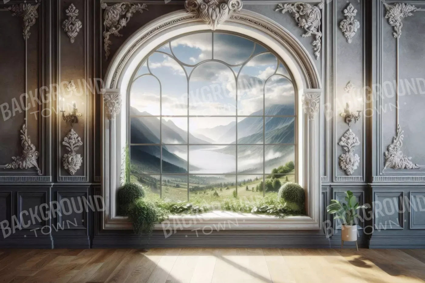 Room With A View 12’X8’ Ultracloth (144 X 96 Inch) Backdrop