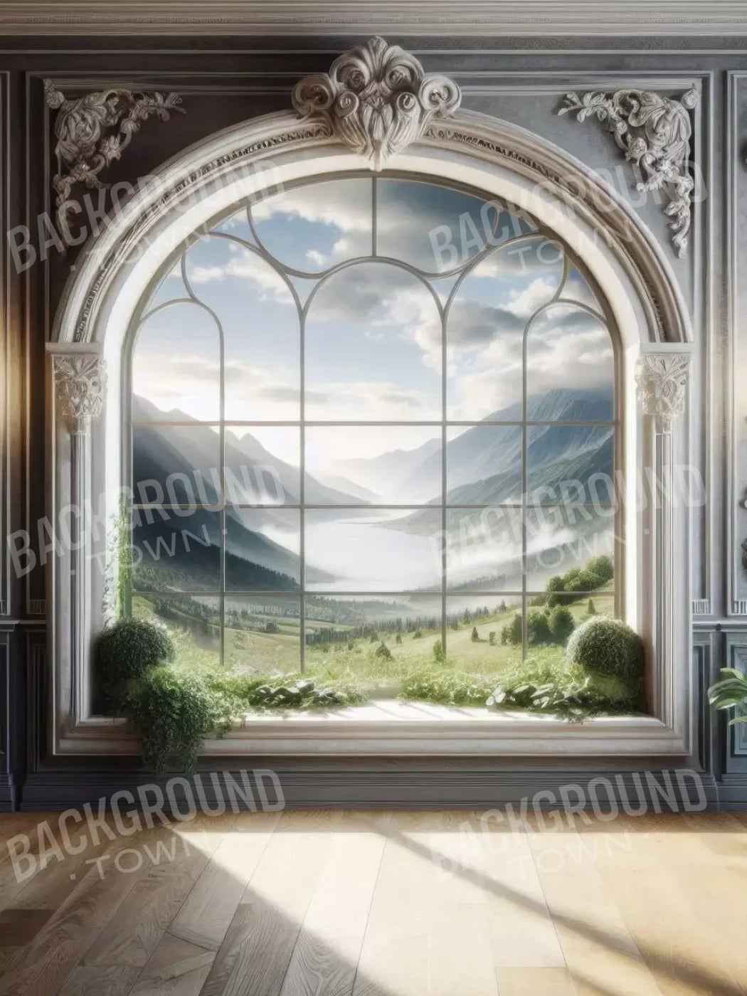 Room With A View 5’X6’8 Fleece (60 X 80 Inch) Backdrop