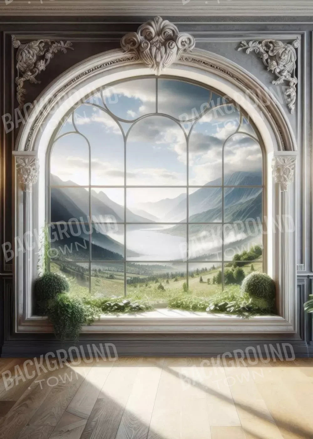 Room With A View 5’X7’ Ultracloth (60 X 84 Inch) Backdrop