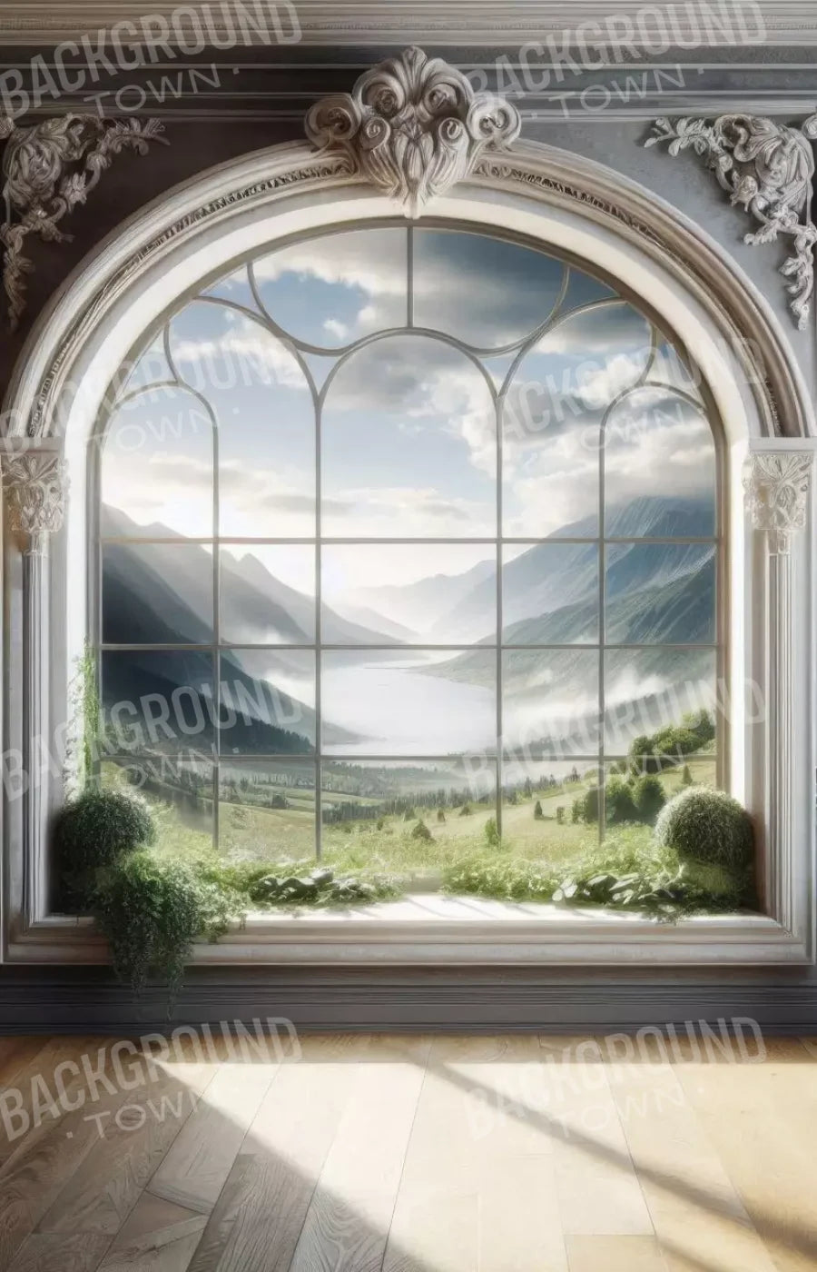 Room With A View 9’X14’ Ultracloth (108 X 168 Inch) Backdrop