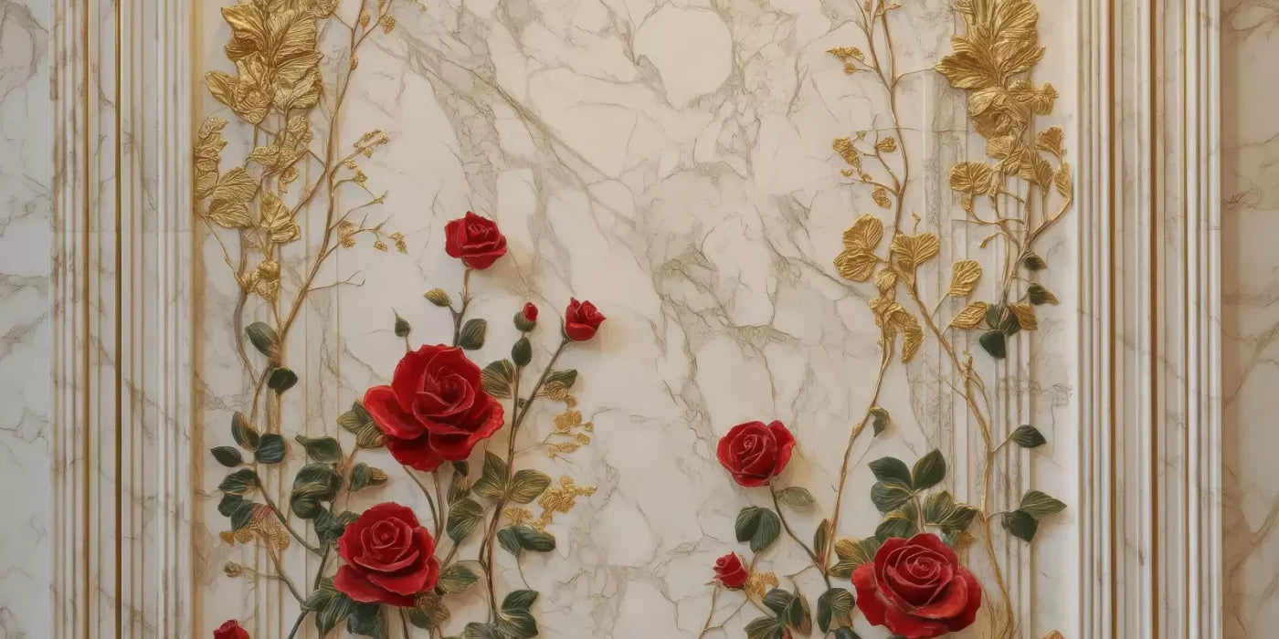 Rose Accent Archway 20’X10’ Ultracloth (240 X 120 Inch) Backdrop