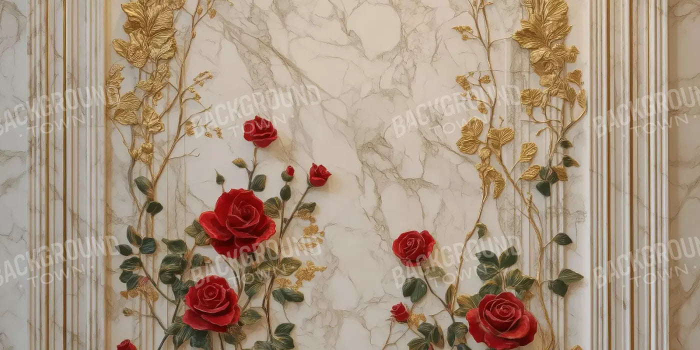 Rose Accent Archway 20’X10’ Ultracloth (240 X 120 Inch) Backdrop
