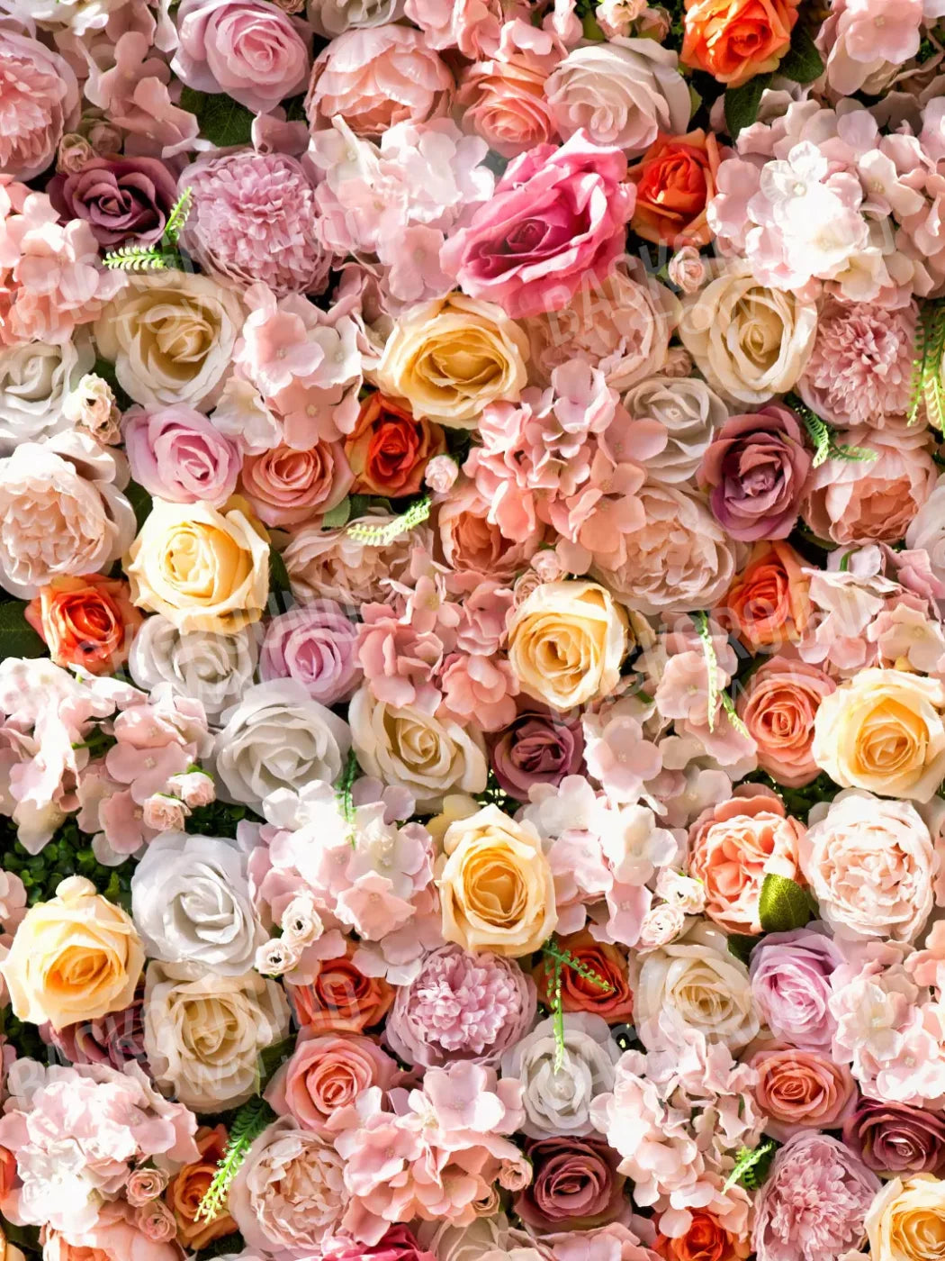 Rose Garden 2 5X7 Ultracloth ( 60 X 84 Inch ) Backdrop