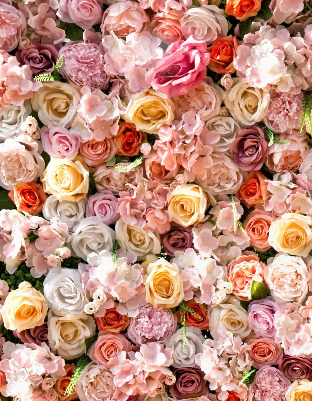 Rose Garden 2 6X8 Fleece ( 72 X 96 Inch ) Backdrop
