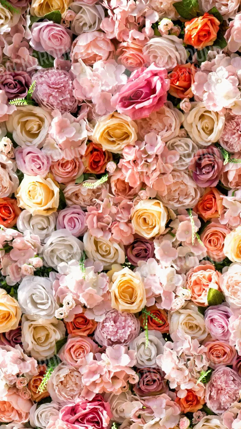 Rose Garden 2 8X14 Ultracloth ( 96 X 168 Inch ) Backdrop