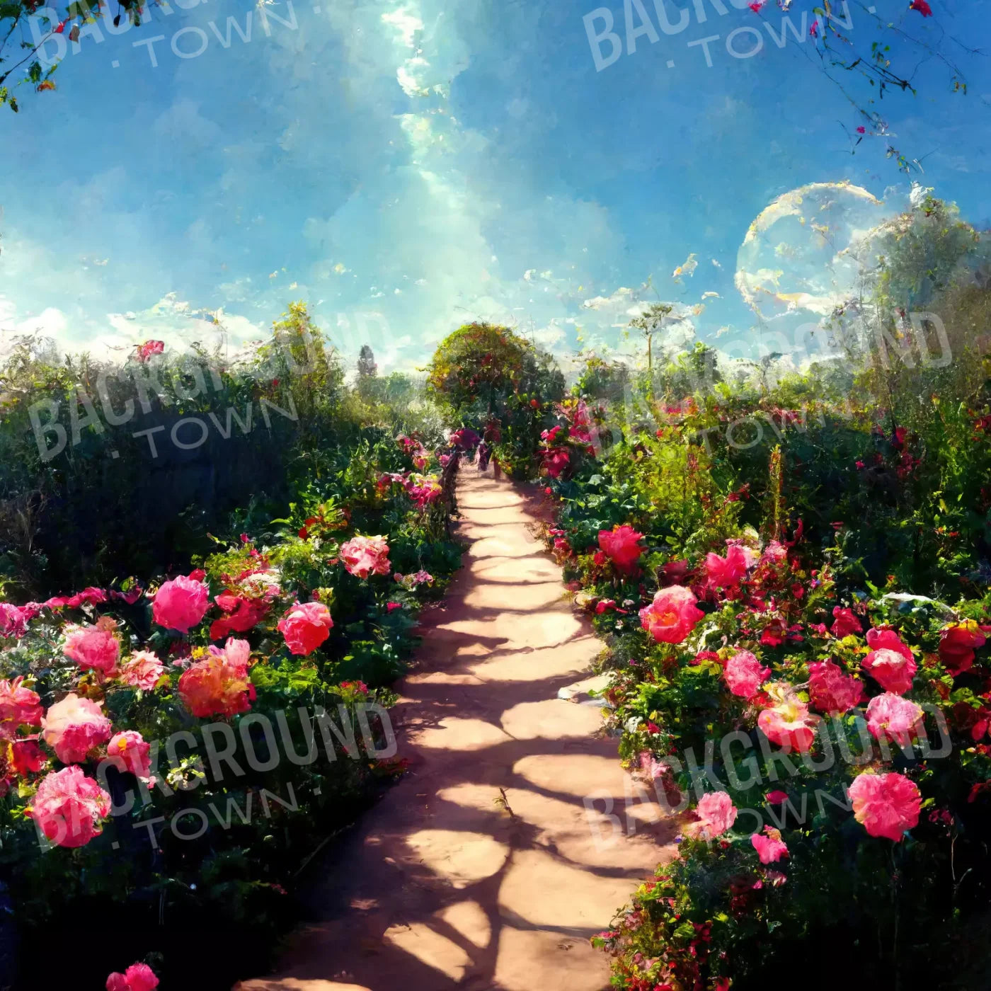 Rose Path 10X10 Ultracloth ( 120 X Inch ) Backdrop