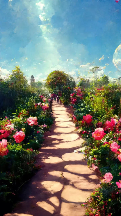 Rose Path 8X14 Ultracloth ( 96 X 168 Inch ) Backdrop