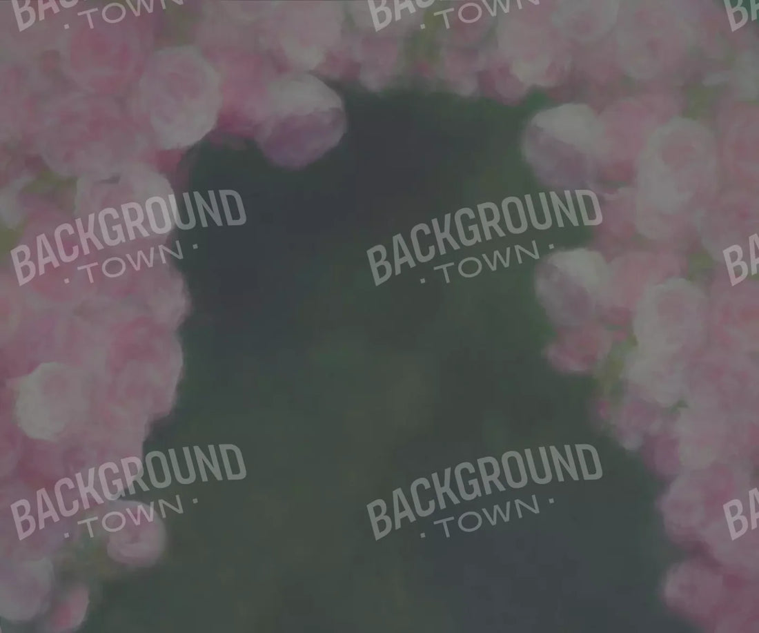 Gray Floral Backdrop for Photography