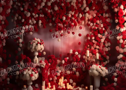 Roses Forever I 7’X5’ Ultracloth (84 X 60 Inch) Backdrop