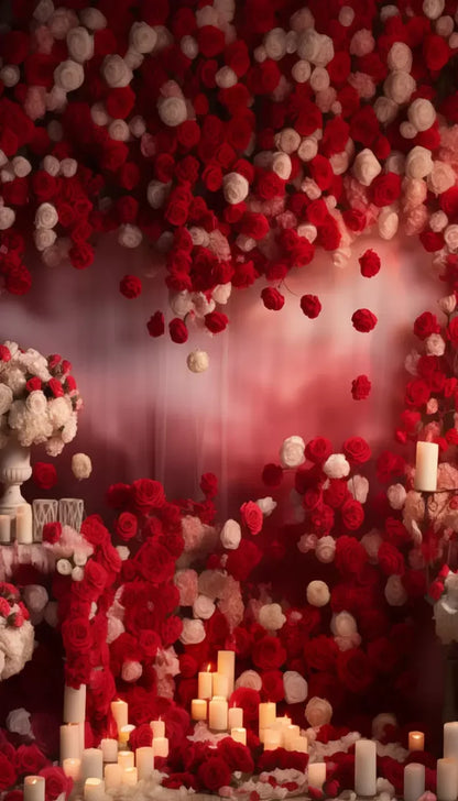 Roses Forever I 8’X14’ Ultracloth (96 X 168 Inch) Backdrop