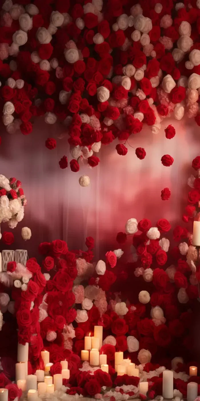 Roses Forever I 8’X16’ Ultracloth (96 X 192 Inch) Backdrop