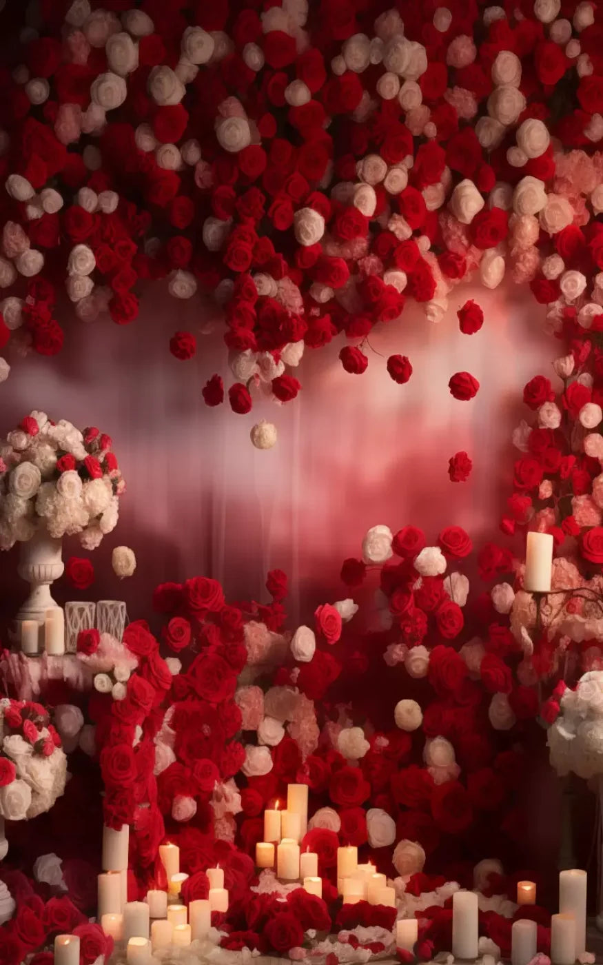 Roses Forever I 10’X16’ Ultracloth (120 X 192 Inch) Backdrop