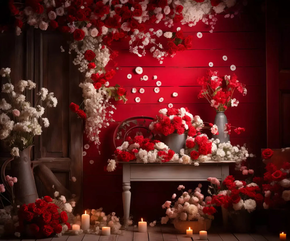 Roses Forever Ii 5’X4’2 Fleece (60 X 50 Inch) Backdrop