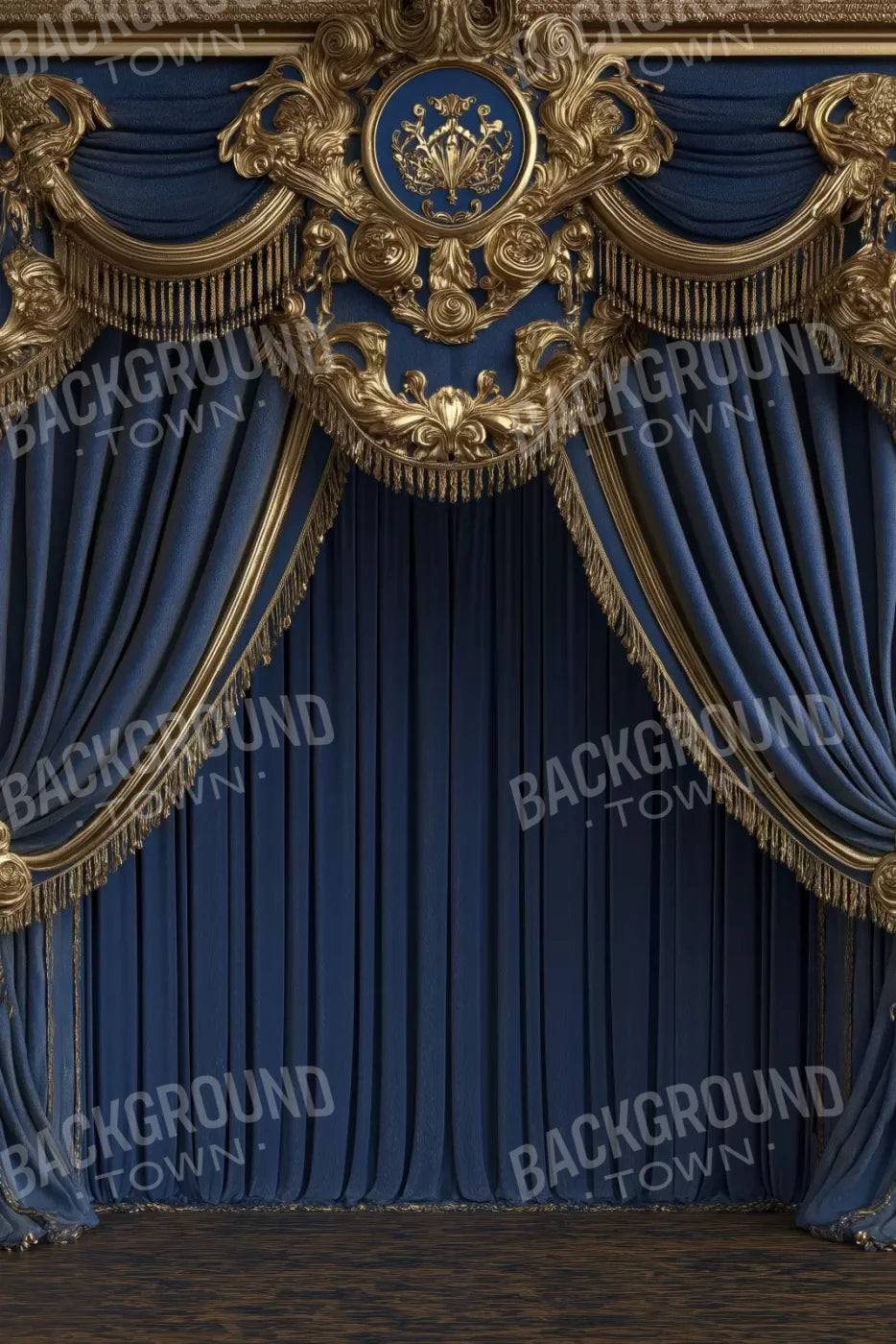 Royal Blue Bed Alcove 8’X12’ Ultracloth (96 X 144 Inch) Backdrop