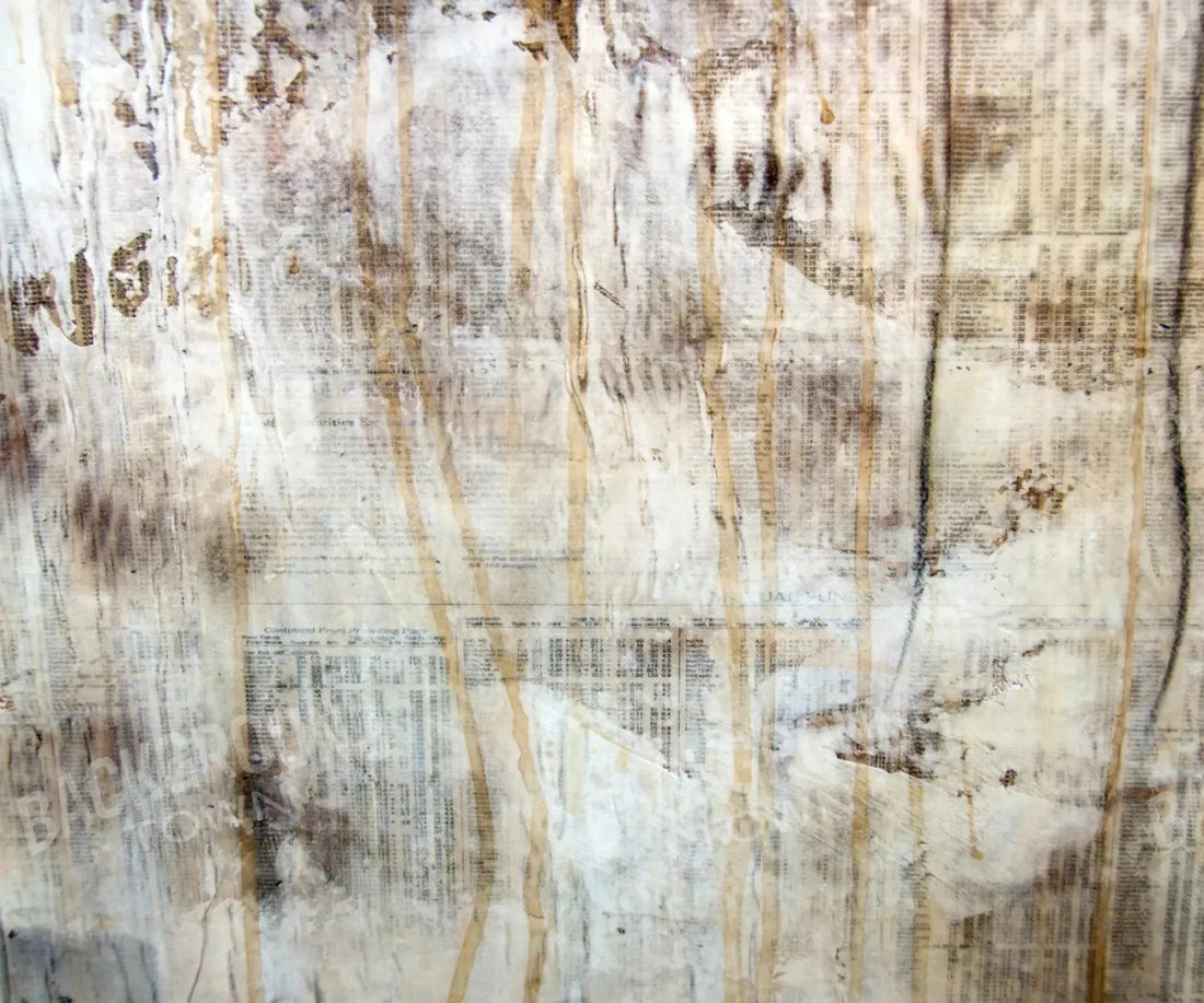 Runny News 5X42 Fleece ( 60 X 50 Inch ) Backdrop