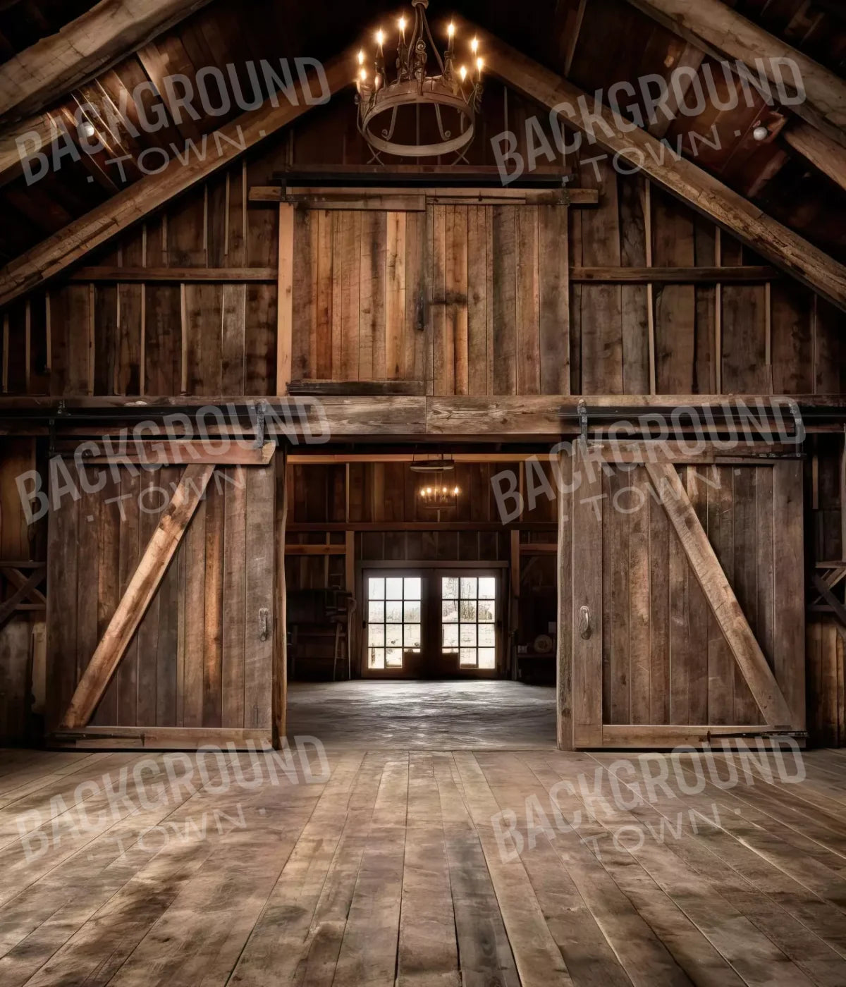 Rural Elegance Barn 10X12 Ultracloth ( 120 X 144 Inch ) Backdrop