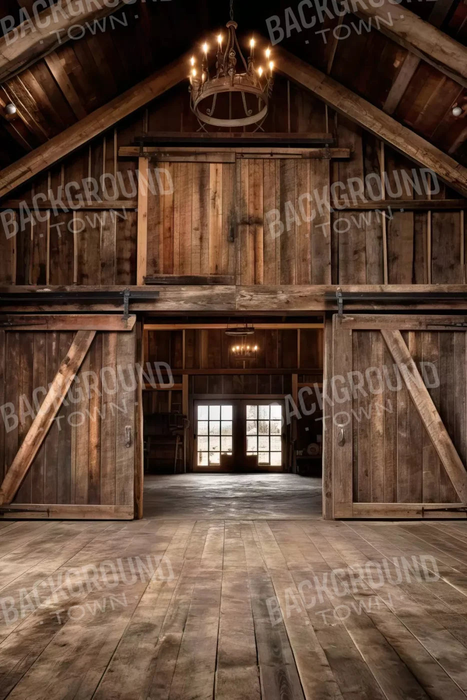 Rural Elegance Barn 5X8 Ultracloth ( 60 X 96 Inch ) Backdrop