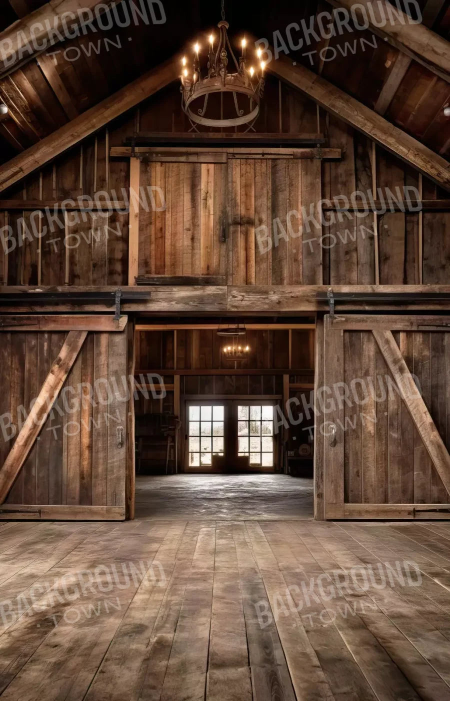 Rural Elegance Barn 8X12 Ultracloth ( 96 X 144 Inch ) Backdrop