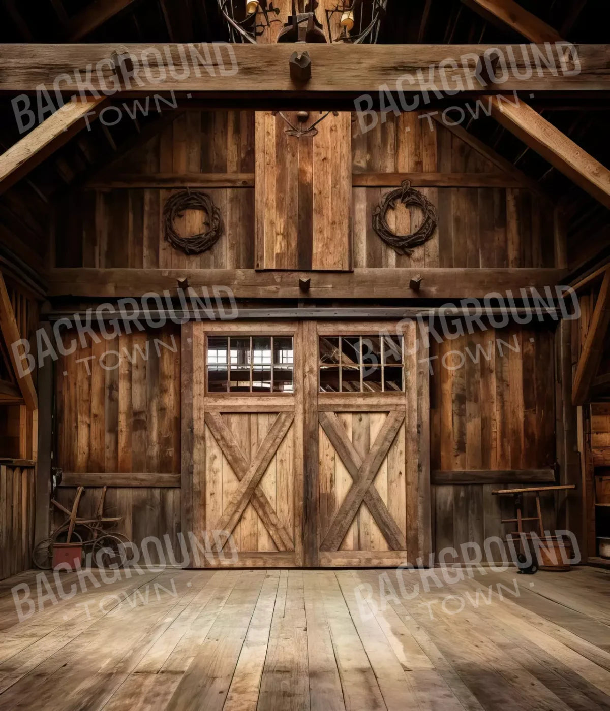 Rural Elegance Barn Ii 10X12 Ultracloth ( 120 X 144 Inch ) Backdrop