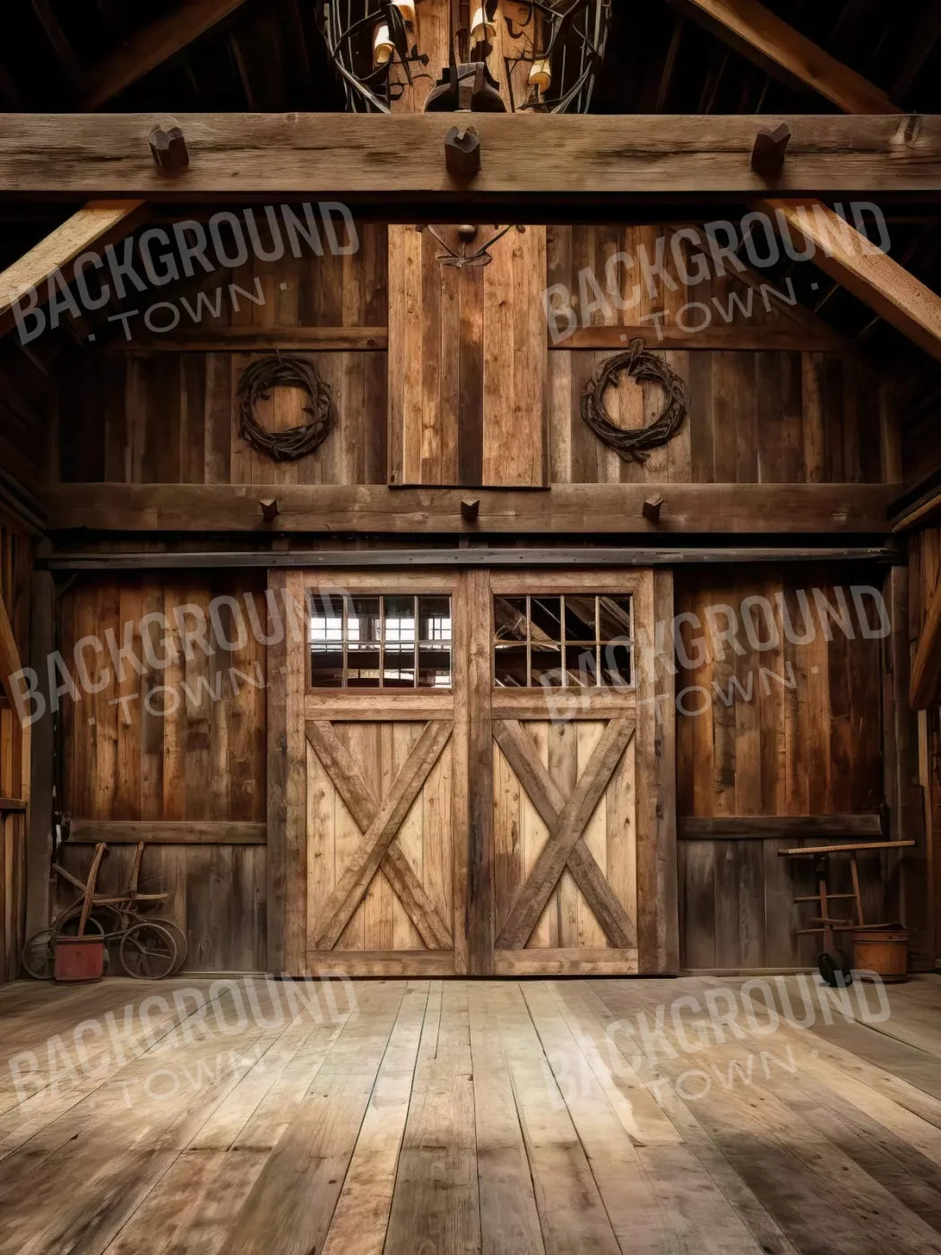 Rural Elegance Barn Ii 5X7 Ultracloth ( 60 X 84 Inch ) Backdrop