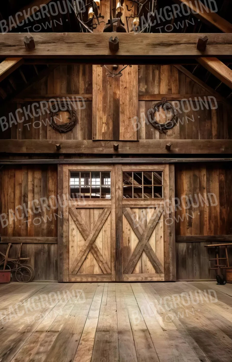 Rural Elegance Barn Ii 8X12 Ultracloth ( 96 X 144 Inch ) Backdrop