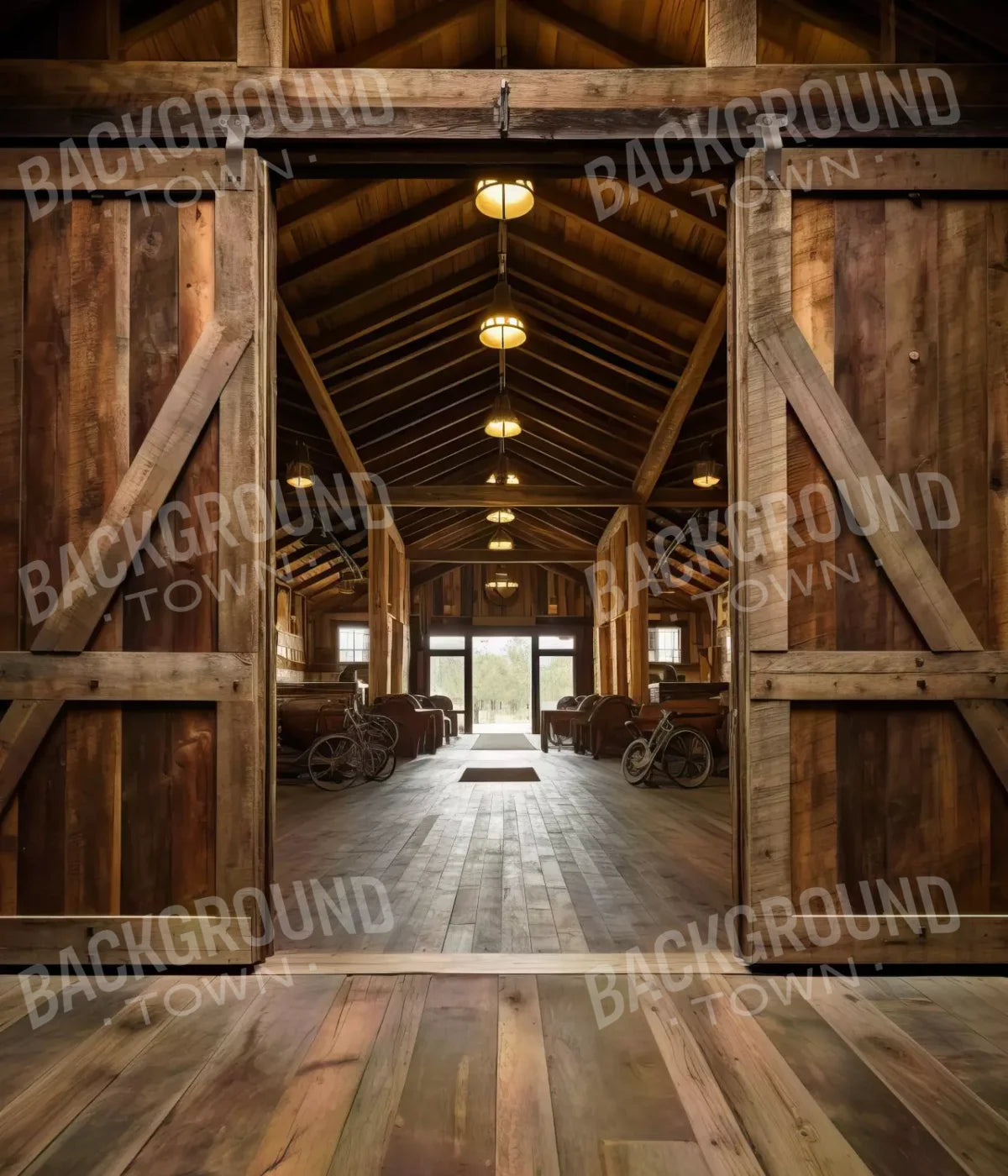 Rural Elegance Barn Iii 10X12 Ultracloth ( 120 X 144 Inch ) Backdrop