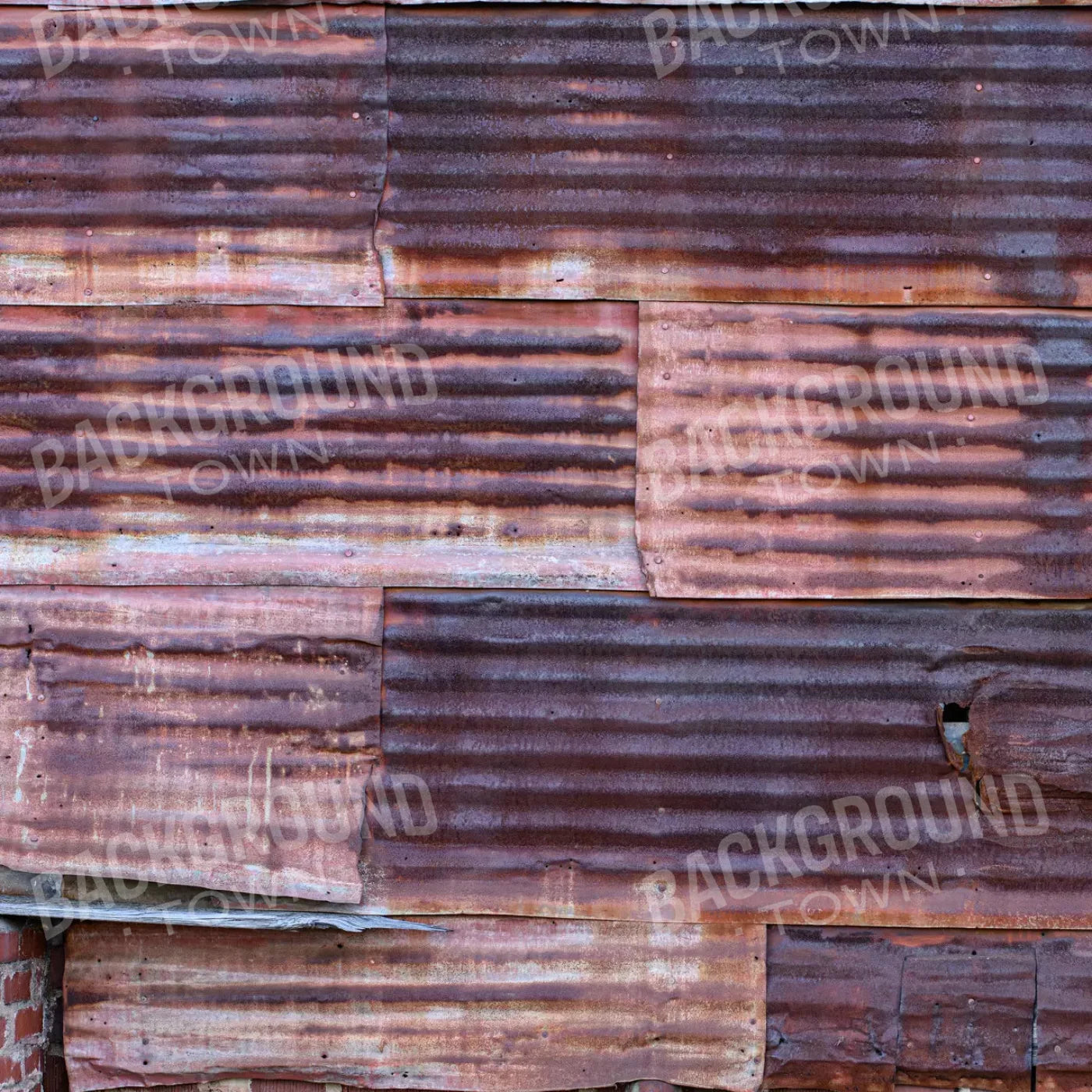 Rusted Steel 10X10 Ultracloth ( 120 X Inch ) Backdrop
