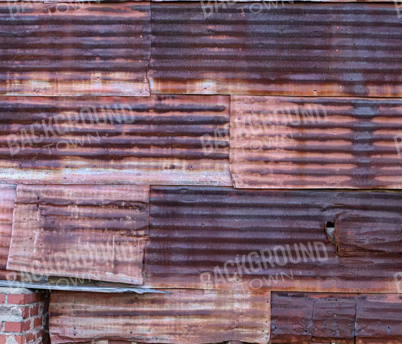 Rusted Steel 12X10 Ultracloth ( 144 X 120 Inch ) Backdrop