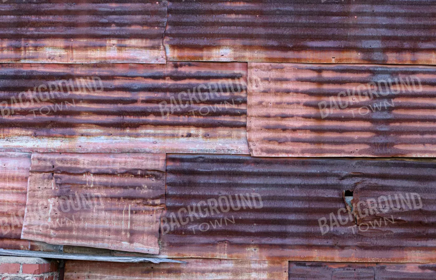 Rusted Steel 12X8 Ultracloth ( 144 X 96 Inch ) Backdrop