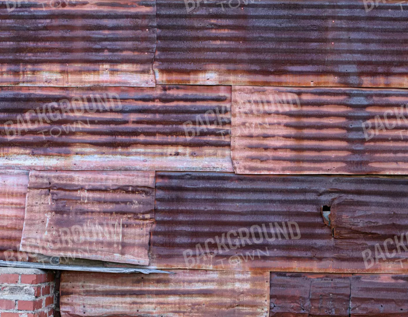 Rusted Steel 8X6 Fleece ( 96 X 72 Inch ) Backdrop