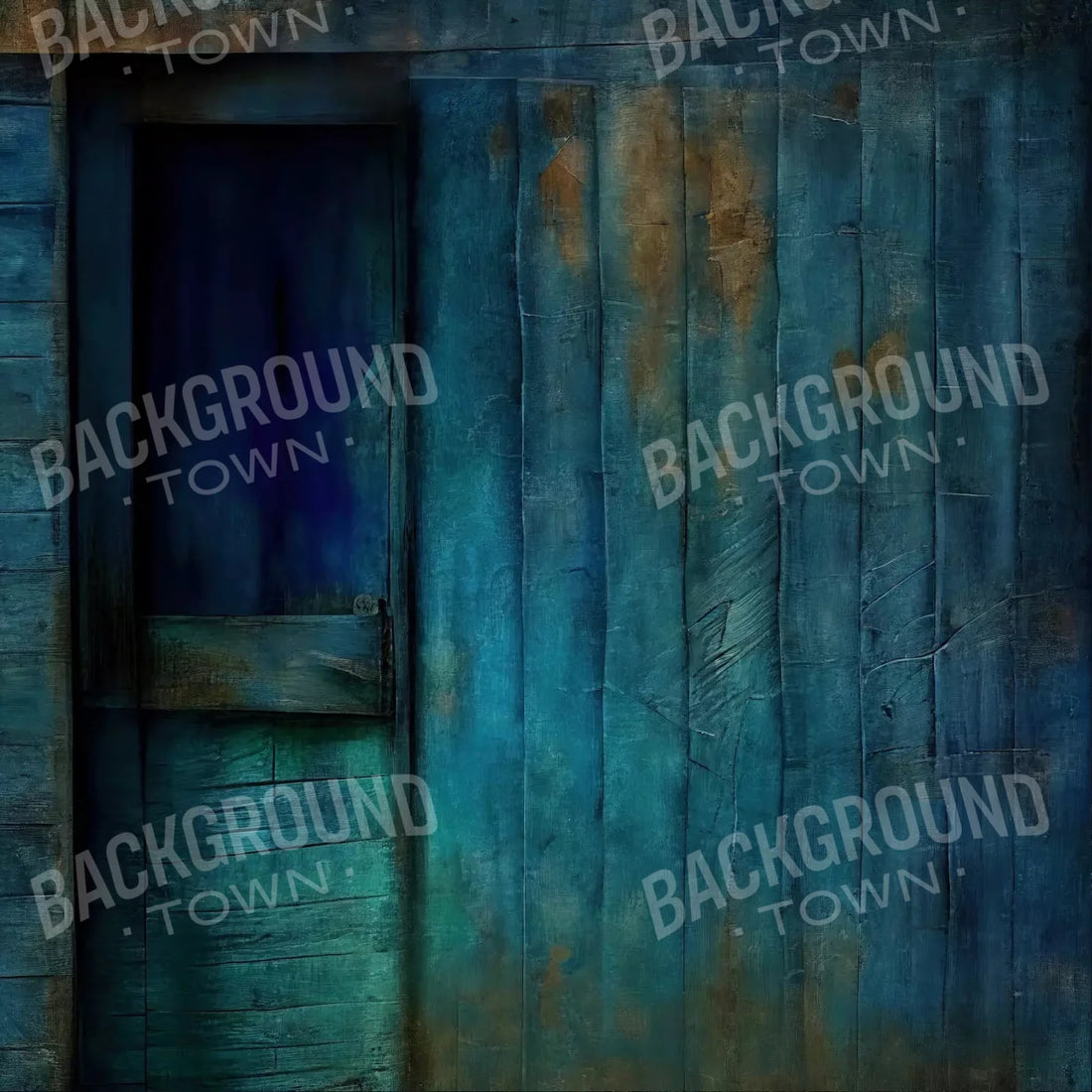 Blue Wood Backdrop for Photography