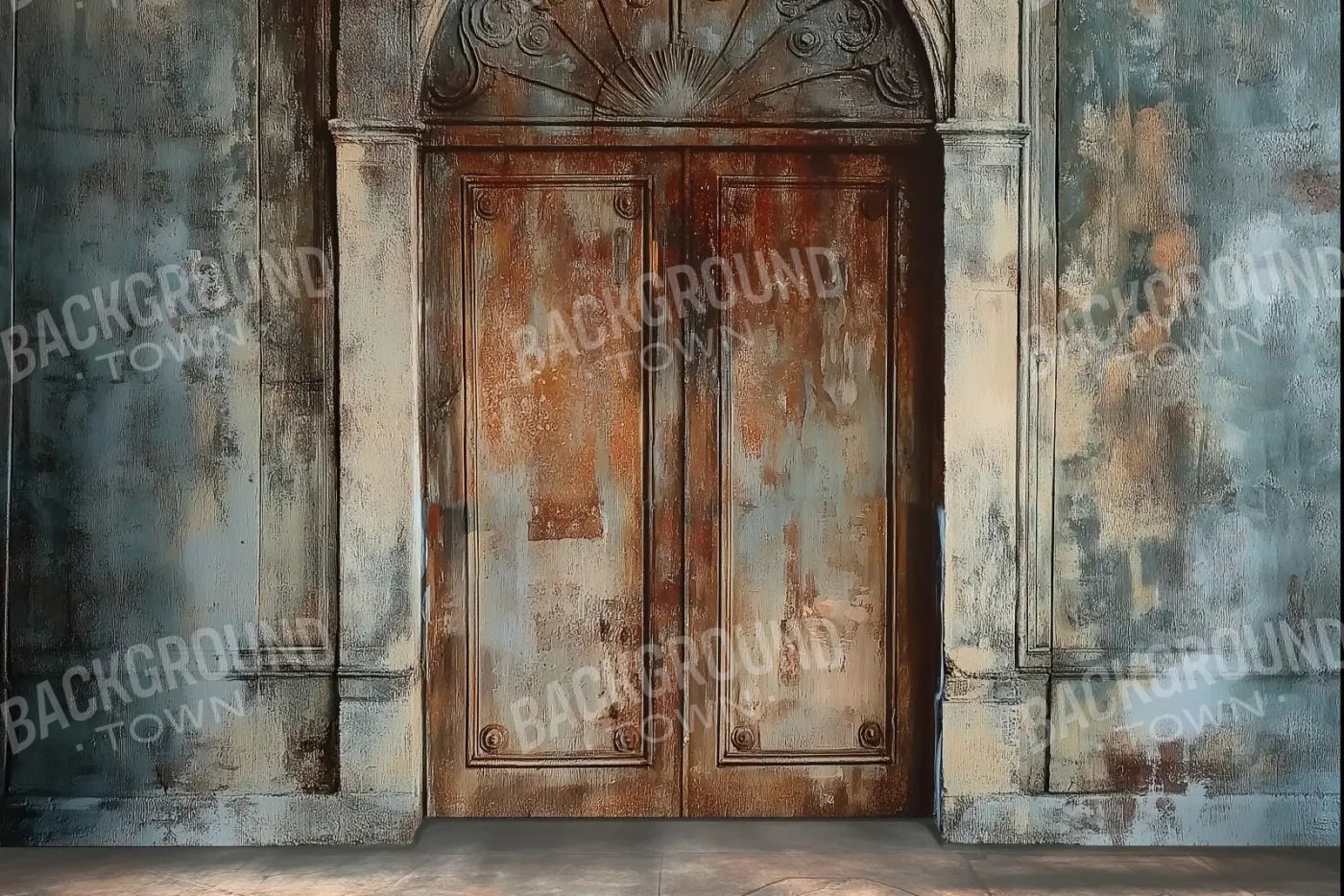 Rustic Castle Door 12’x8’ UltraCloth (144 x 96 inch) Backdrop