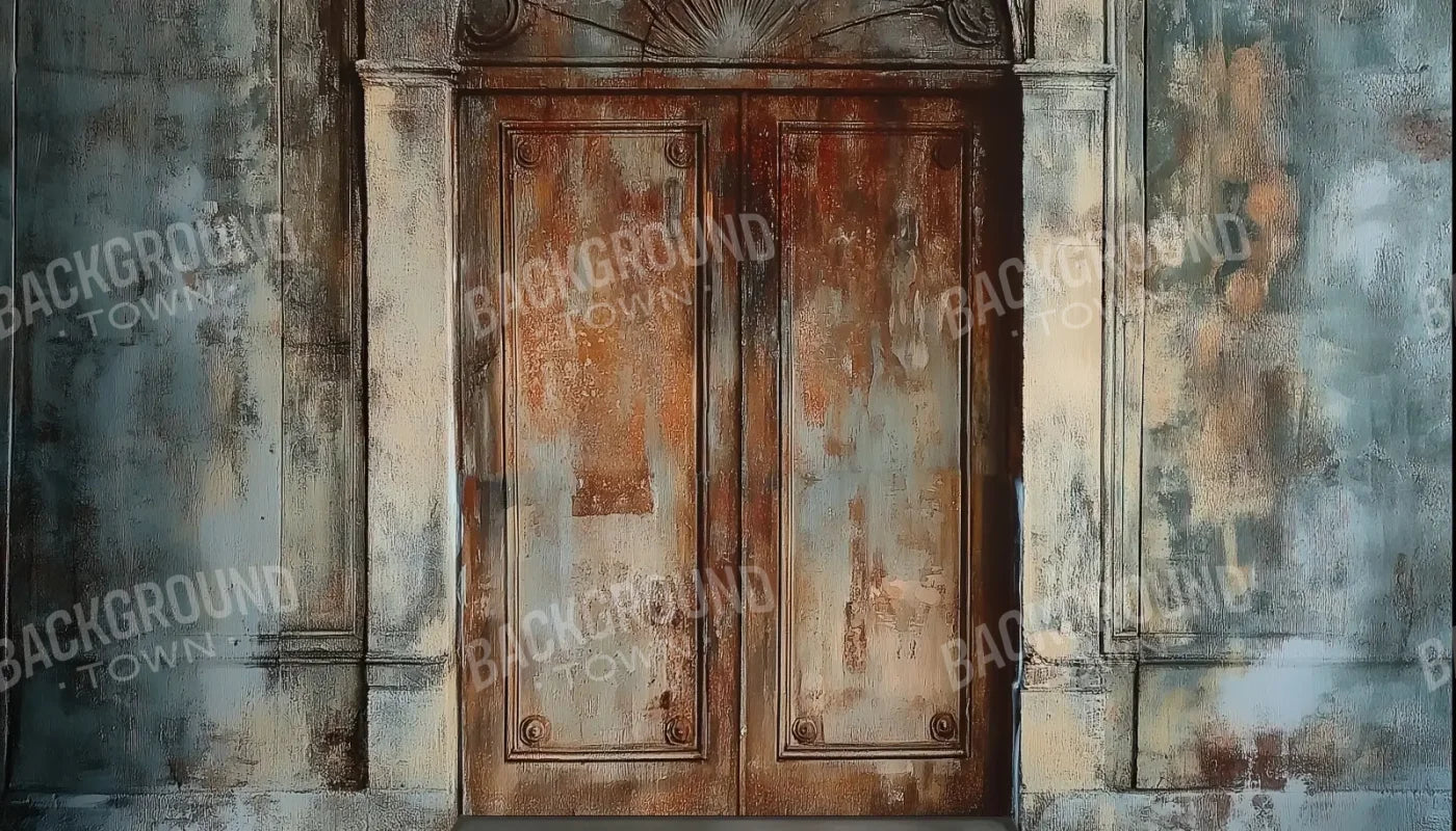 Rustic Castle Door 14’x8’ UltraCloth (168 x 96 inch) Backdrop